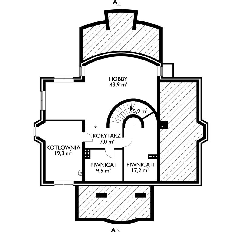 Планировка 3-го этажа проекта Сенатор